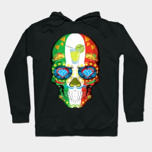 Mexican Sugar Skull Design Hoodie